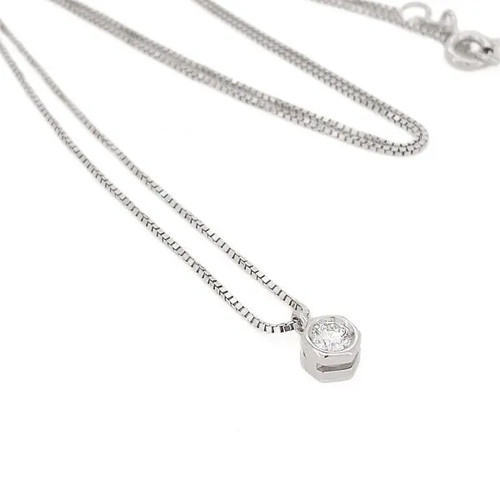 Collana punto luce - punto, diamante