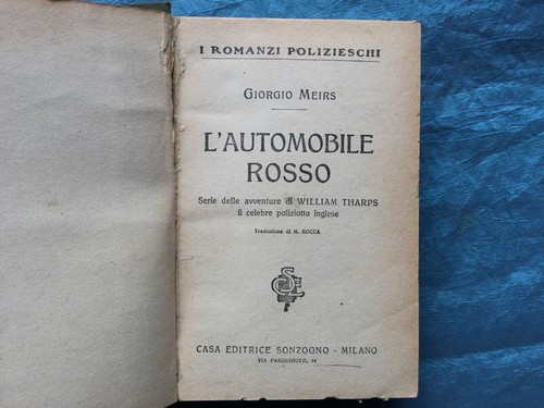 Automobile rosso meirs - rosso,