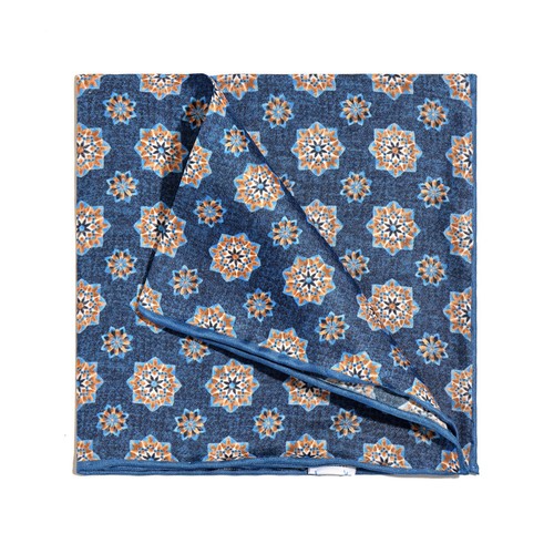 Sciarpa uomo 100 seta blu - sciarpa,