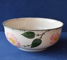 Villeroy & Boch rosa selvatica dipinto a mano decorazione sottovetro ciotola diametro 22 cm