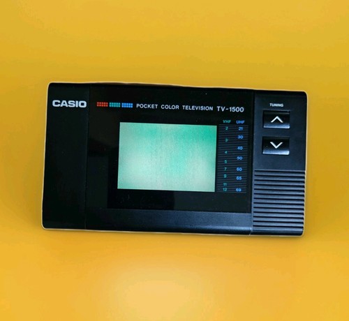 Casio pocket color television - pocket,