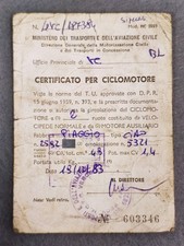 LIBRETTO ORIGINALE CERTIFICATO