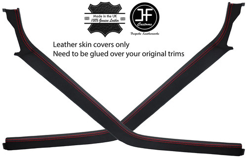 Red stitch montanti - red,