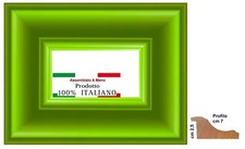 Cornice in legno Verde da cm 7