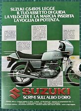 Rara Pubblicita’ Moto SUZUKI GS 450 S del 1980