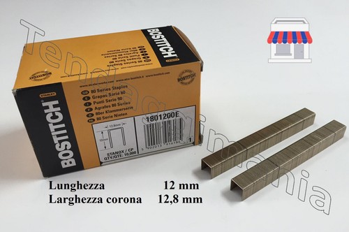 Punti metallici bostitch - punti,