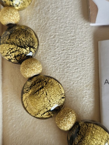Collana girocollo foglio oro - collana, d'oro