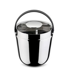 Secchiello per Ghiaccio ALESSI Tending Box con coperchio e pinza.