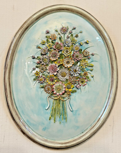 Placca ovale ceramica - placca,