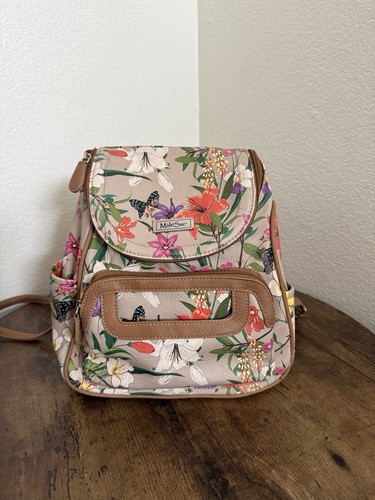 Zaino multisac beige floreale - multisac,