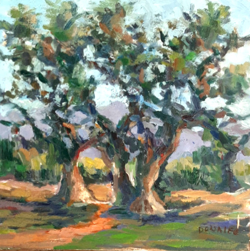 Oil painting landscape plein - painting,