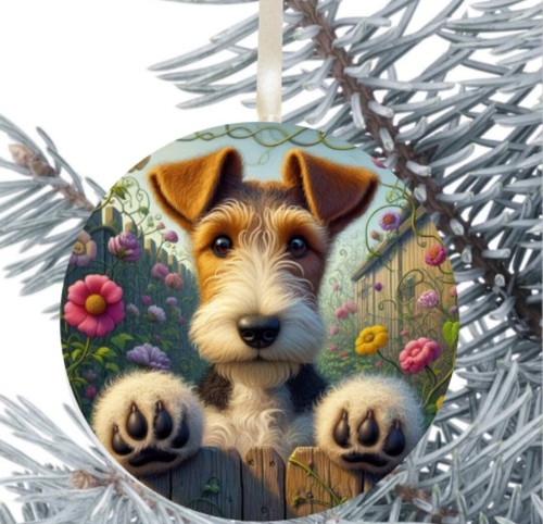 Fox terrier cane appendere - terrier, da