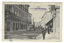 GORIZIA CORSO FRANCESCO GIUSEPPE POI VITTORIO EMANUELE VIAGGIATA 1922 FP #548