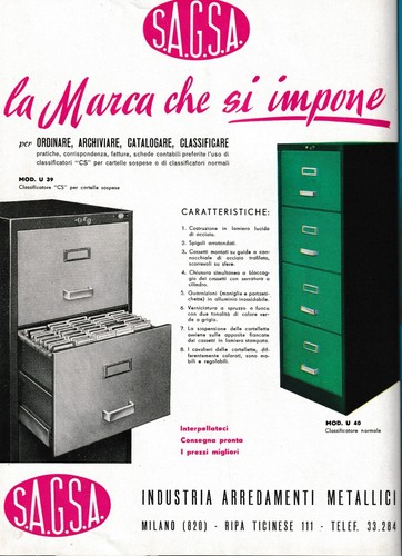Pubbl 1952 classificatore - pubbl.,