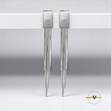 ORECCHINI DONNA LUNGHI ARGENTO