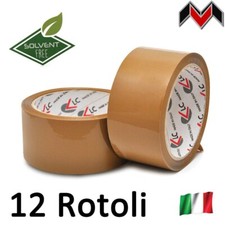 12 Rotoli Nastro Adesivo