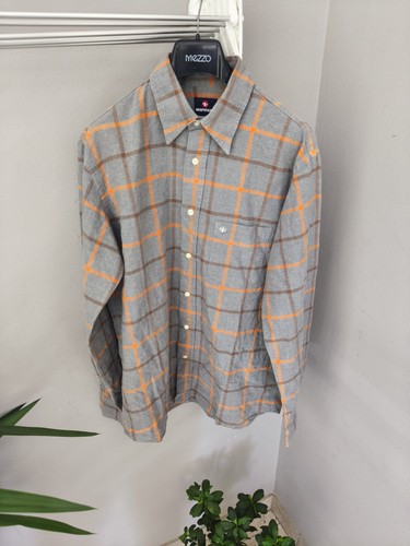 Camicia uomo quadri grigio e - quadri,