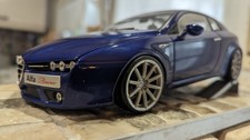 Alfa Romeo Brera Blu 1:18 In Vetrina Antipolvere Tuning Scioglimento Collezione!