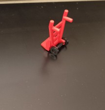 LEGO PEZZO SFUSO  piccolo carrello a mano Trolley n°  2495 Rosso