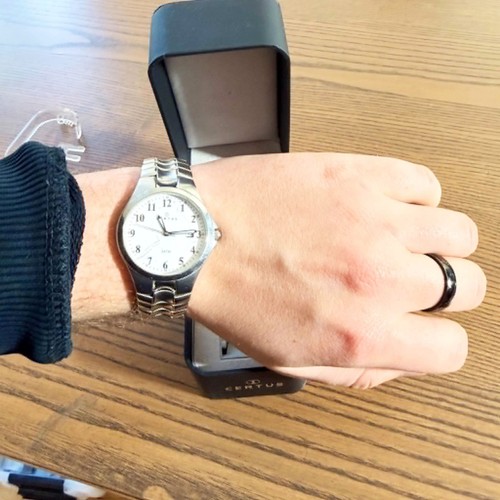 Montre certus quartz - certus, acier