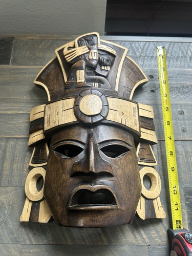 Maschera maya legno - maschera,