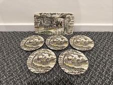 Set di sei piatti vintage