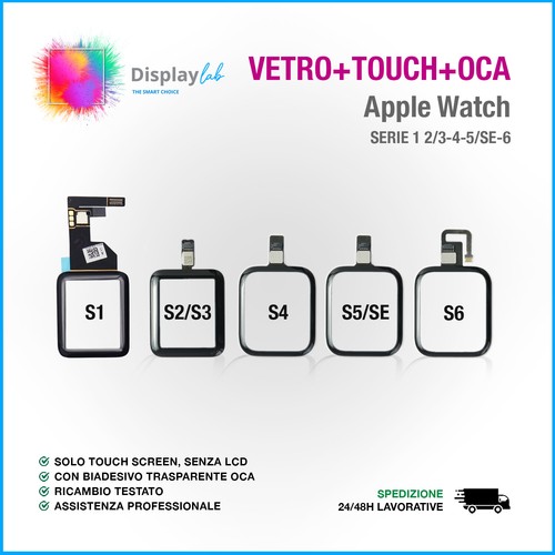 Vetro touch oca - per, apple
