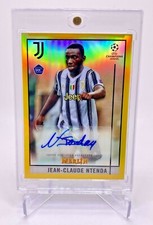 Carta Esordiente Autografata 2021 Jean-Claude Ntenda Topps Merlin Gold Juventus 16/50