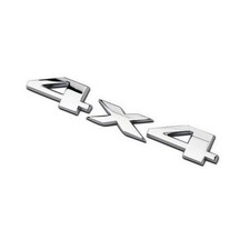 ADESIVO 3D IN METALLO CROMATO