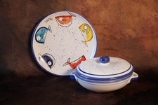 Posto tavola decoro "alici"