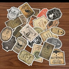 LOTTO 25 adesivi bottiglia