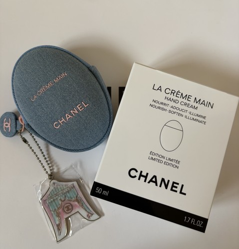 Chanel denim crema mani nuovo - chanel,
