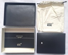 UNUSED MONTBLANC BLACK LEATHER
