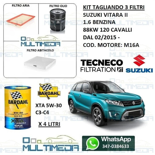 Kit tagliando filtri olio - kit,