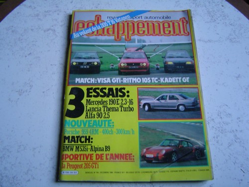 Echappement 194 d84 205 - , t16