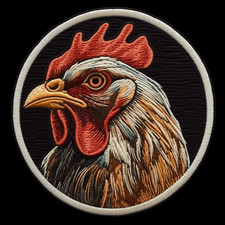 Toppa pollo ferro stiro - toppa,