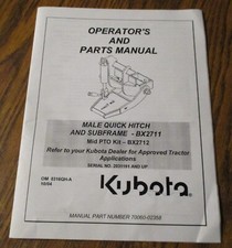 Kubota BX2711 Maschio Attacco