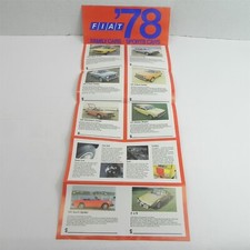 VINTAGE 1978 FIAT DEALERSHIP
