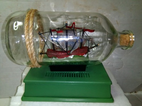 Radio vintage boat - , bottle
