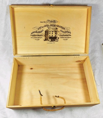 Scatola legno vintage - in,