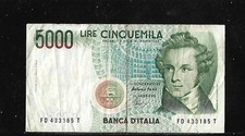 Italy 5000 Lire Cinquemila