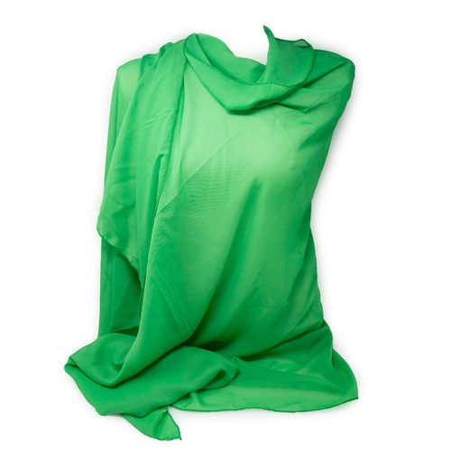 Stola verde chiffon - , elegante