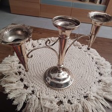 Antico candelabro a 3 fiamme