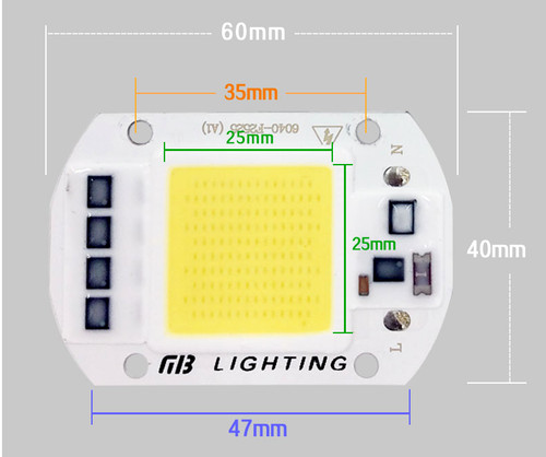 Led 50w 220v - led, cob