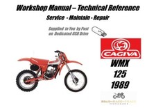Cagiva WMX 125 WMX125 Manuale