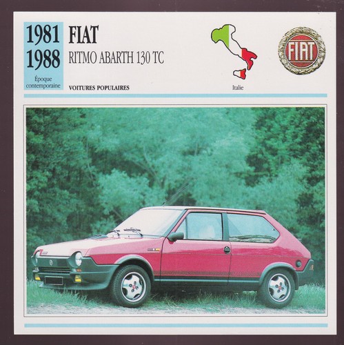 1981 1988 fiat ritmo abarth - fiat,