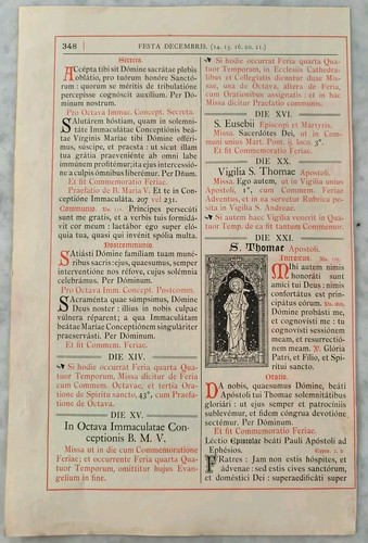 San tommaso foglio antico - foglio, da