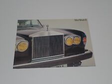 BROCHURE DEPLIANT PROSPEKT ROLLS ROYCE SILVER WRAITH II (S21)