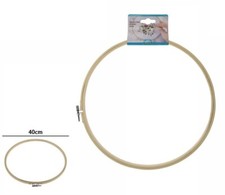 x Telaio Circolare Da Ricamo In Legno Con Vite Diametro 40cm dfh