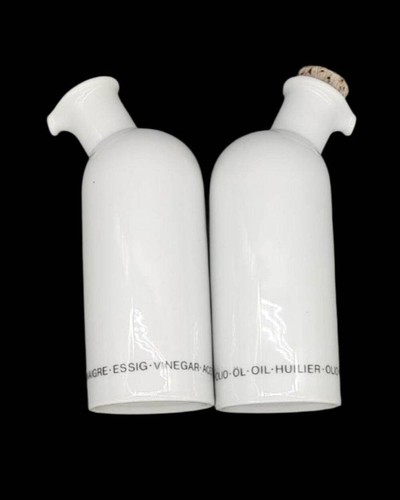 Bottiglie porcellana olio - , e